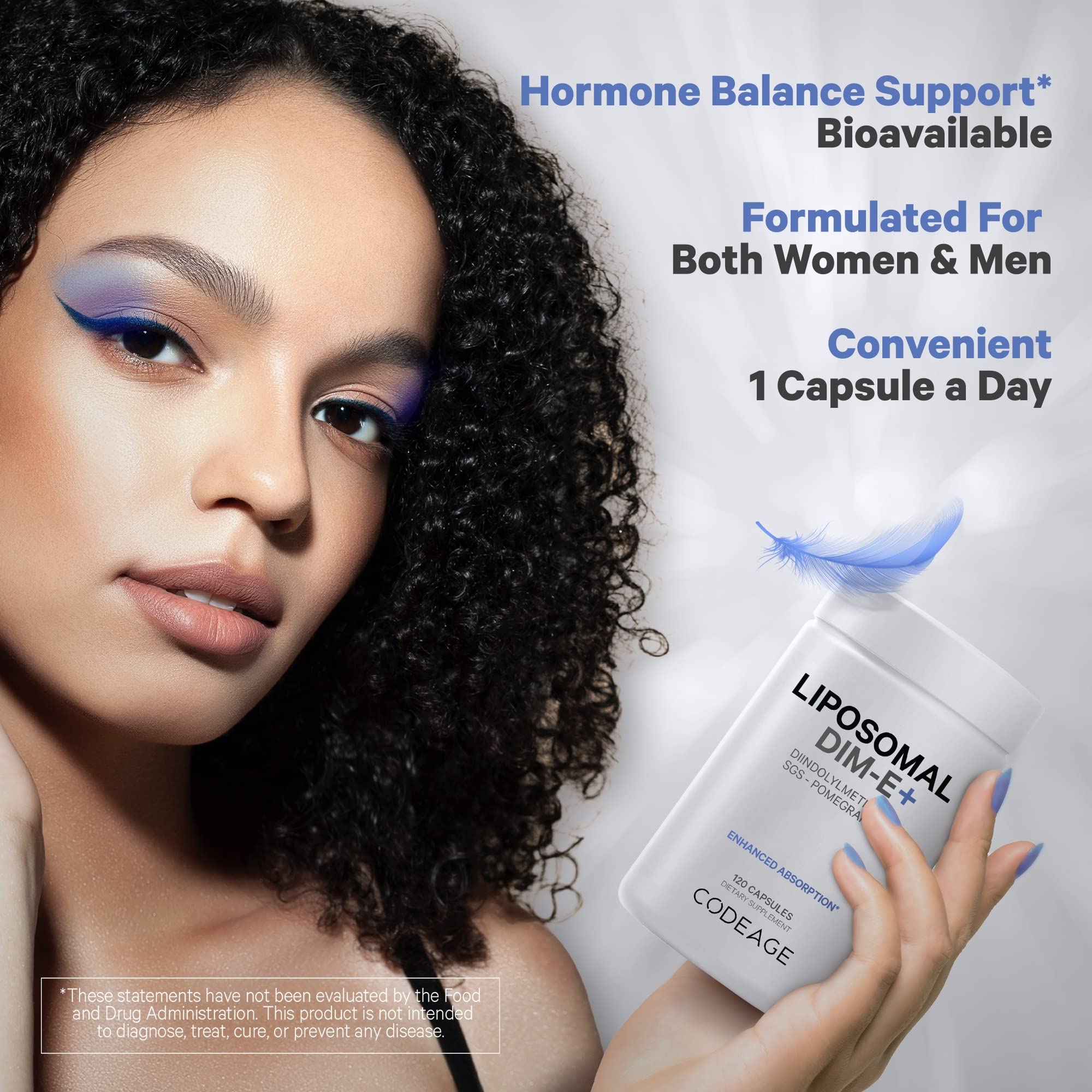 Codeage Liposomal DIM ingredients panel