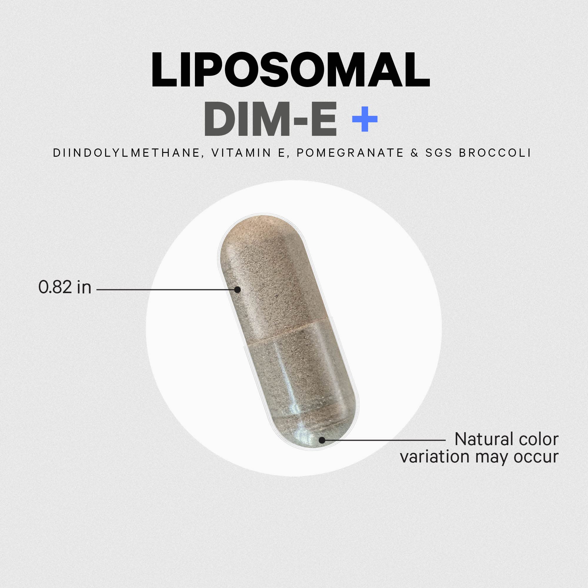 Gluten-free vegan DIM capsules