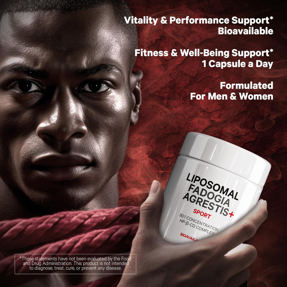 Liposomal delivery system graphic for Fadogia Agrestis