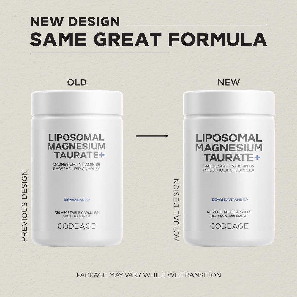 Ingredients: magnesium taurate and Vitamin B6 (P5P)