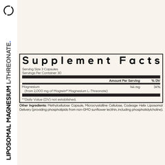 Close-up of magnesium L-threonate capsules