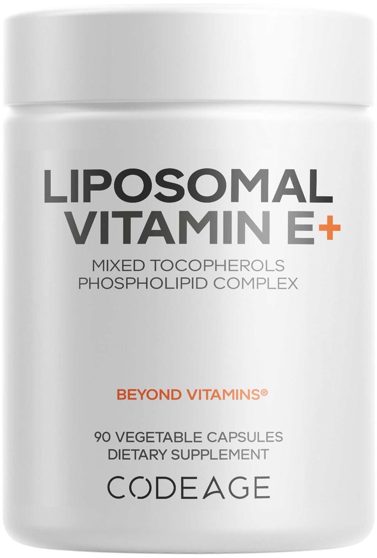 Codeage Liposomal Vitamin E bottle front view
