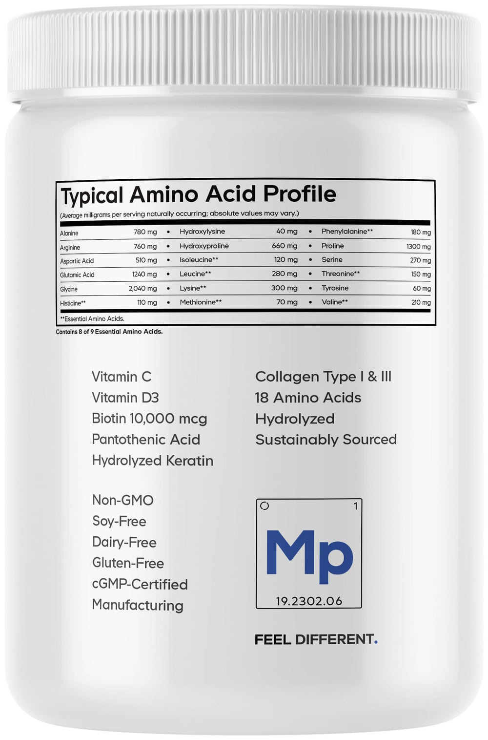 Wild-caught marine collagen source for Codeage Platinum