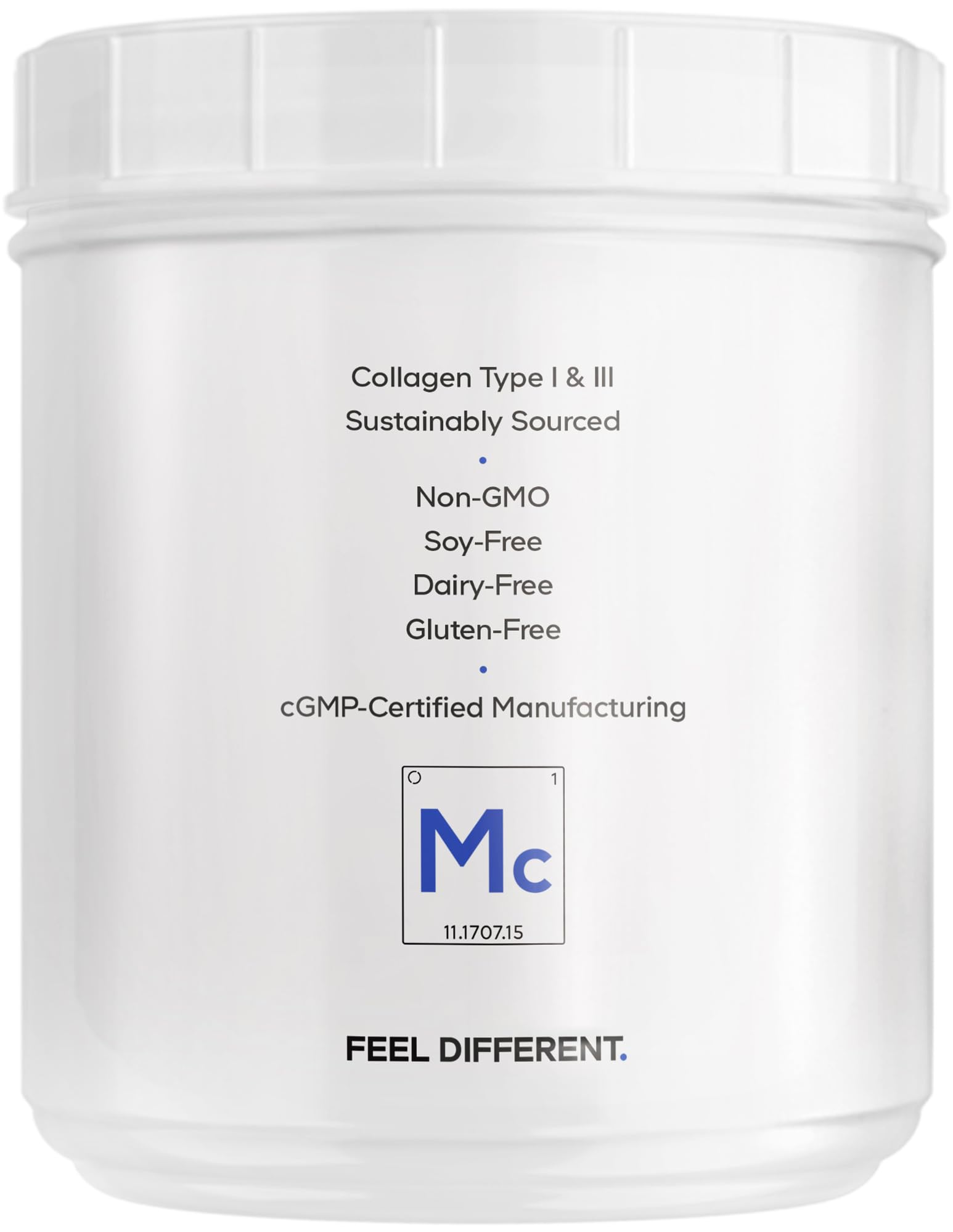 Collagen powder being stirred into a beverage