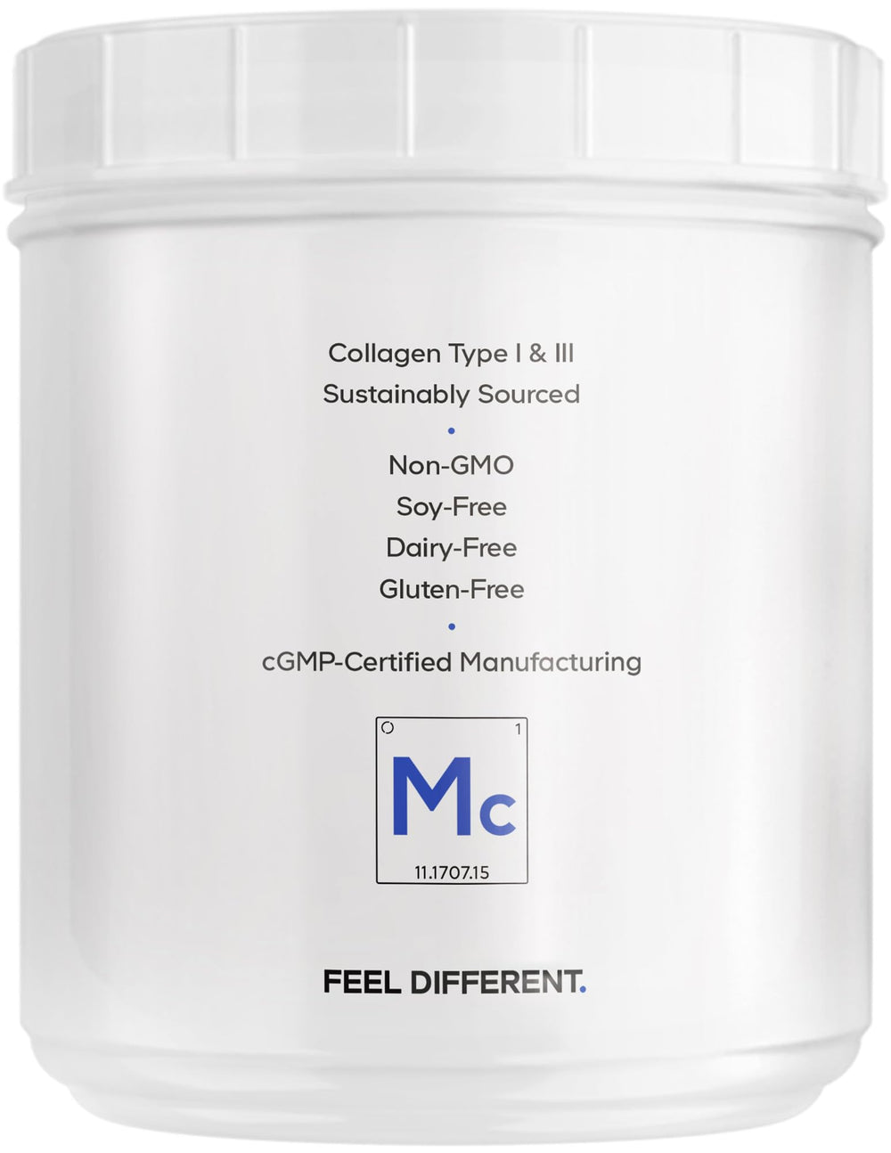 Collagen powder being stirred into a beverage