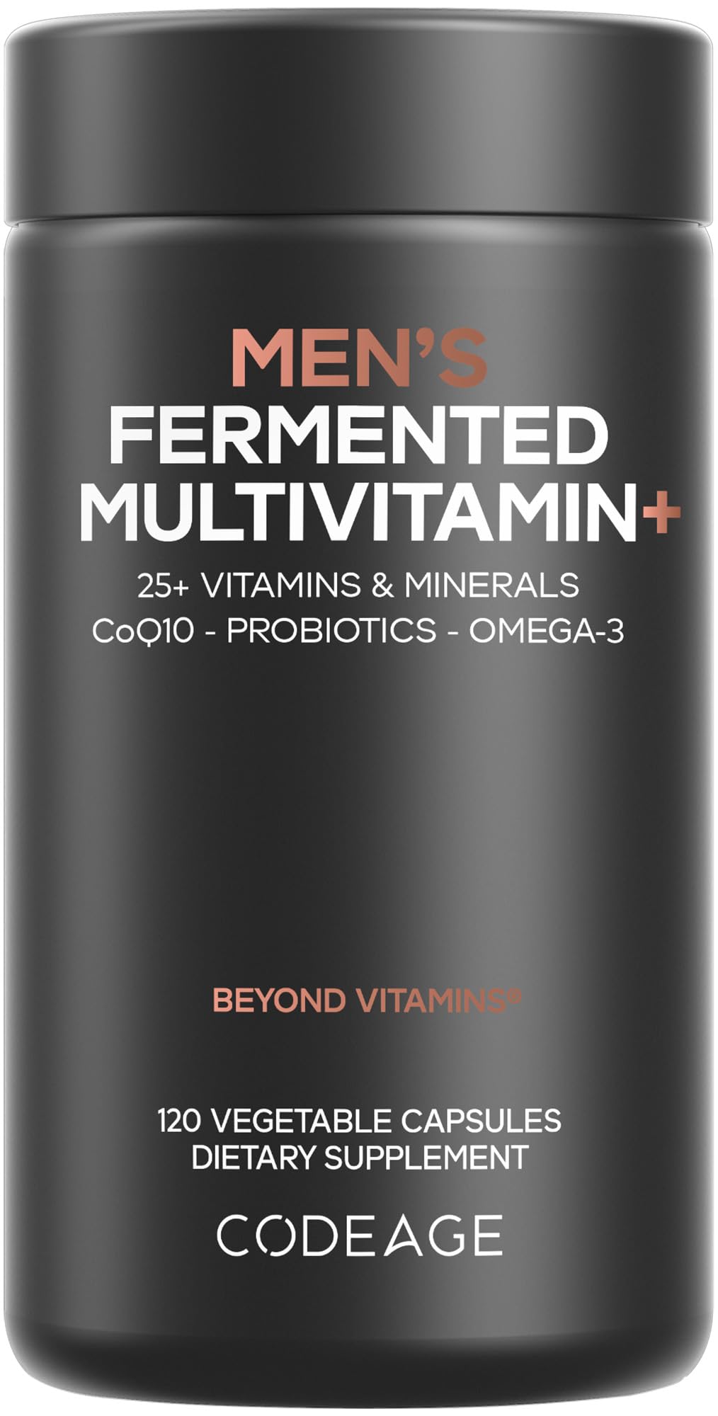 Codeage Men's Daily Multivitamin bottle with 120 capsules