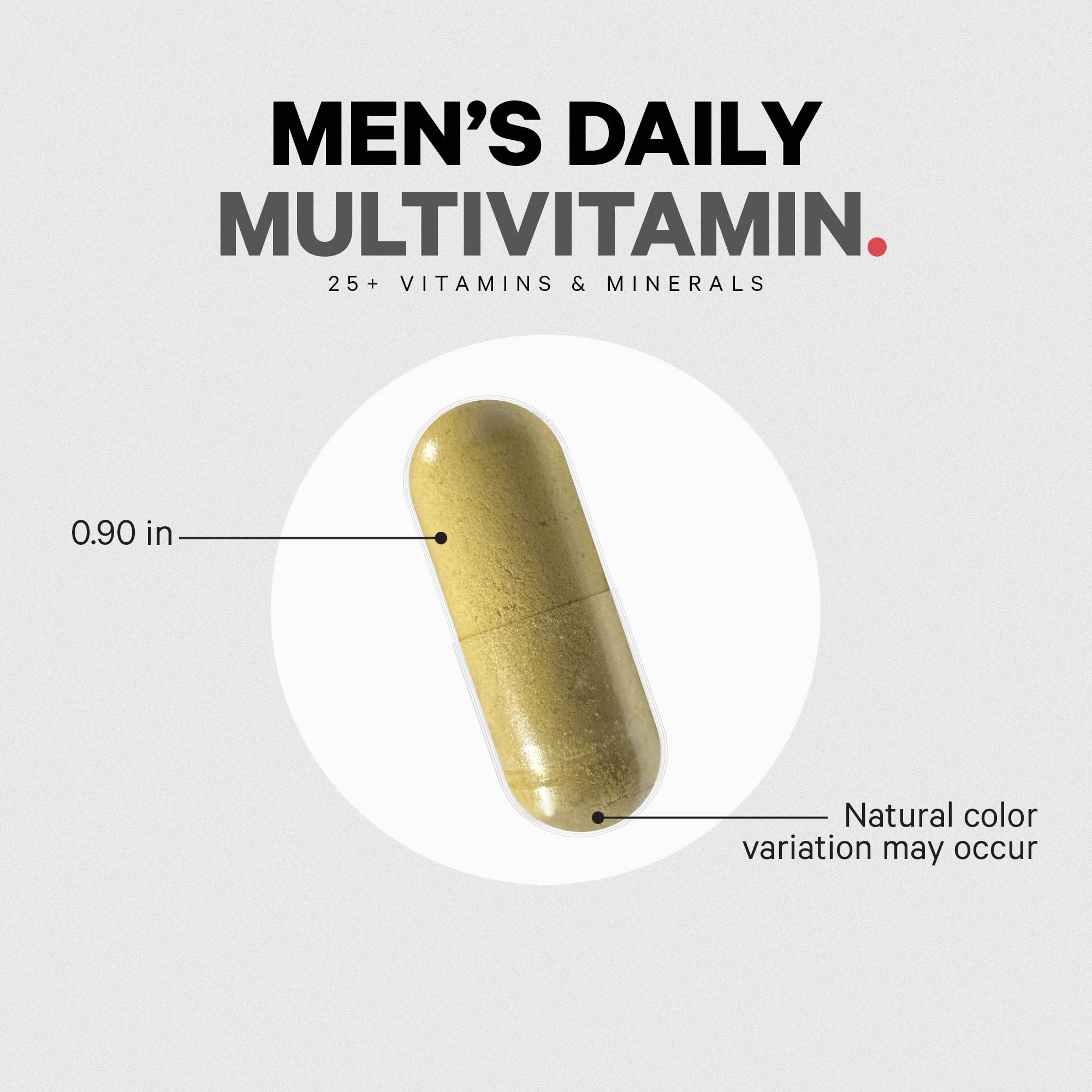 Non-GMO, soy-free, gluten-free, dairy-free multivitamin