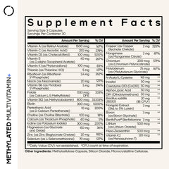 Codeage Methylated Multivitamin B-Vitamins blend illustration