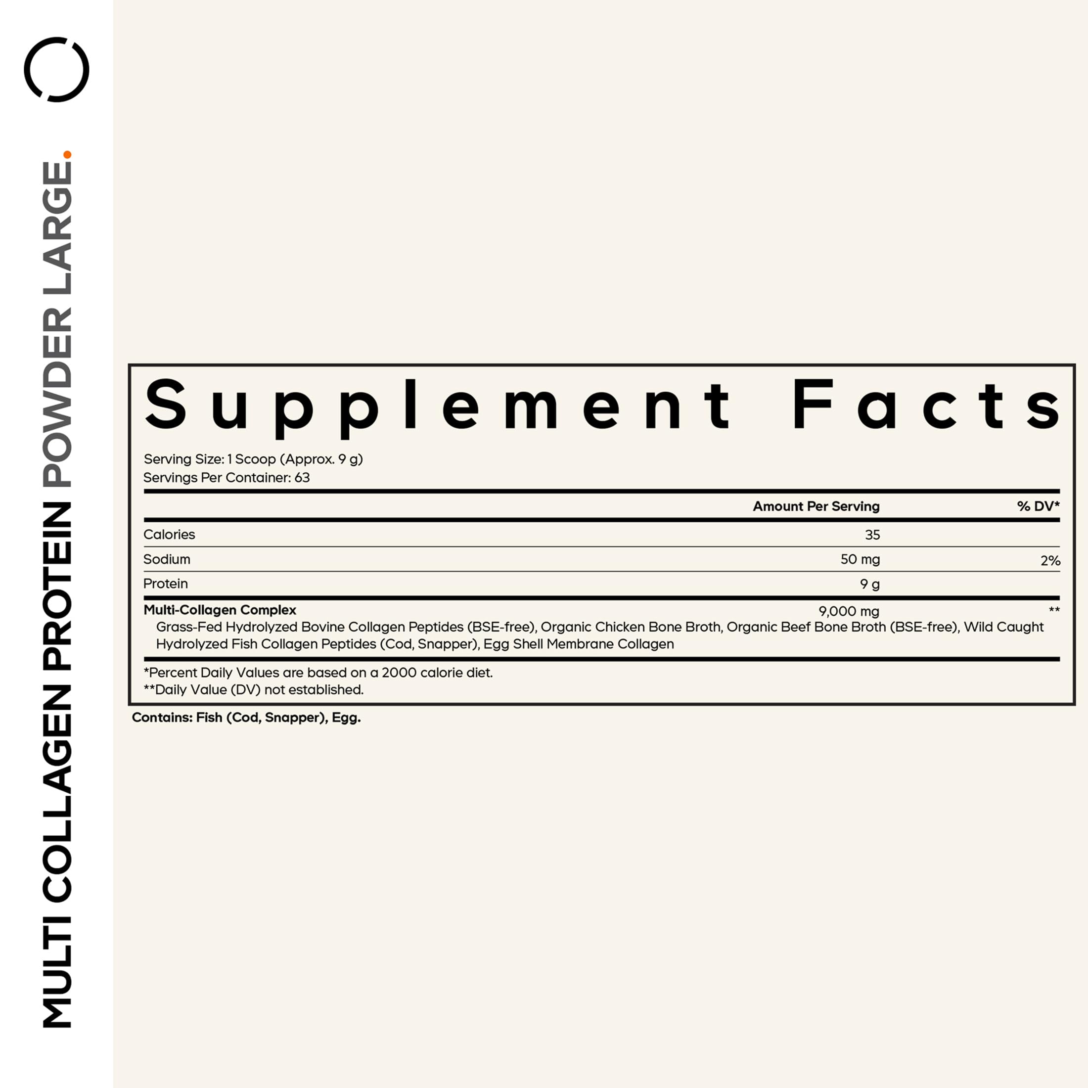 Serving scoop of Codeage Multi Collagen powder