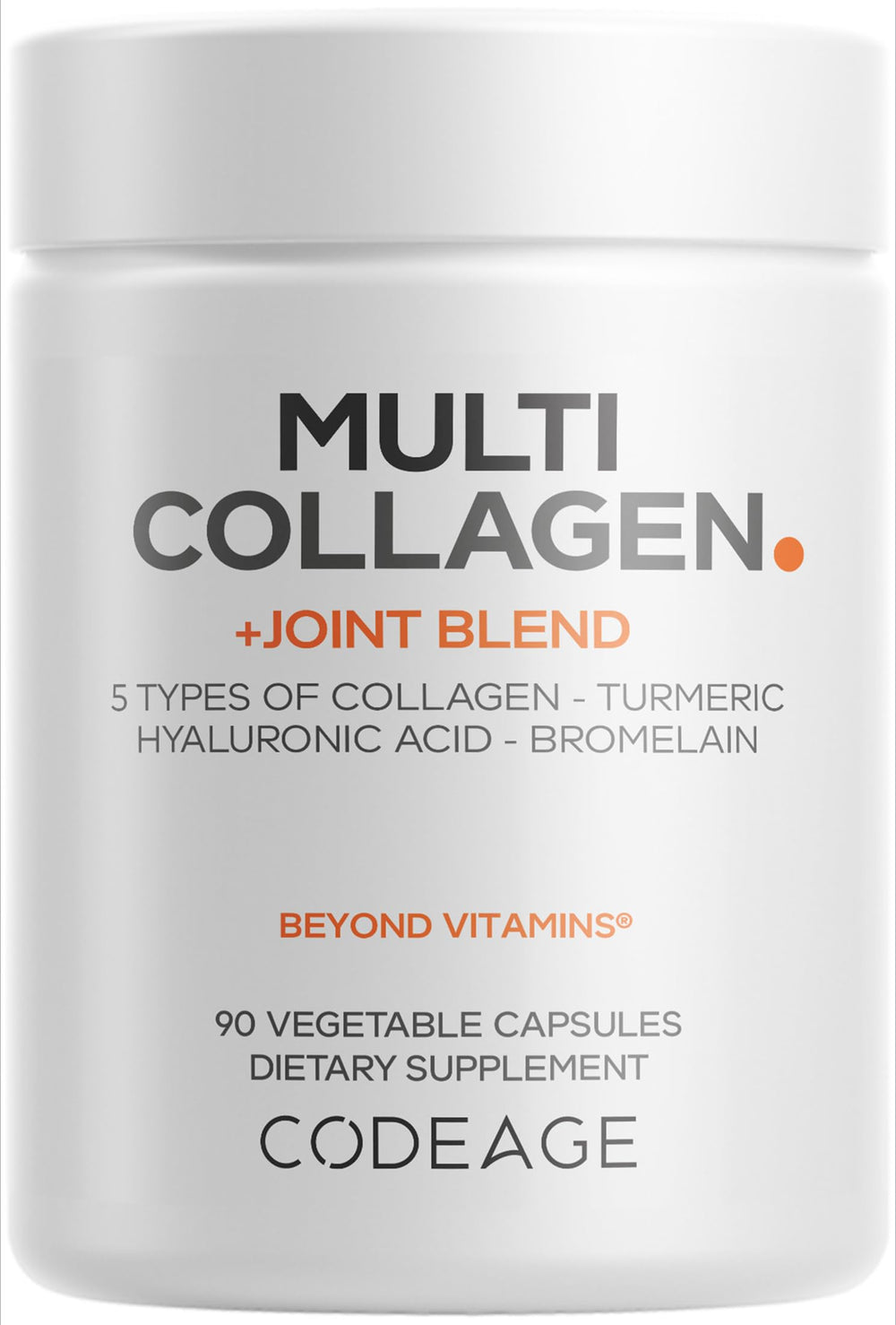 Codeage Multi Collagen Protein + Joint Blend bottle with 90 capsules