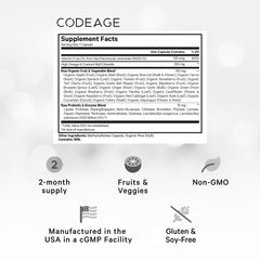 Close-up of 60 capsules for a 2-month supply