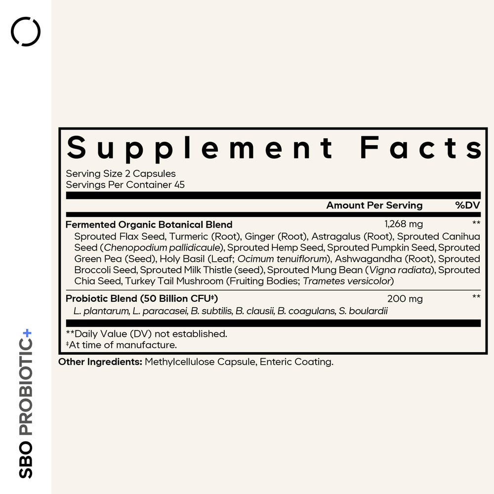 Capsules of Codeage SBO Probiotics