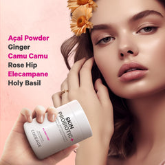 Ayurvedic botanicals: açai, ginger, rose hip, and triphala