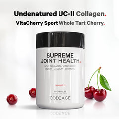 Codeage Supreme Joint Health ucII-y-colageno: contiene UC-II y colágeno tipo II.