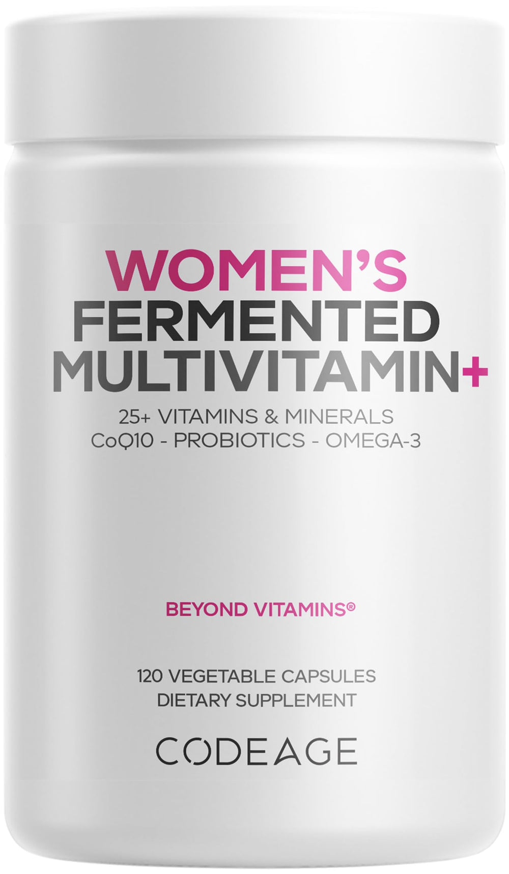 Codeage Women’s Daily Multivitamin bottle label