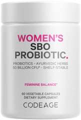 Codeage Women’s SBO Probiotic bottle with 60 capsules