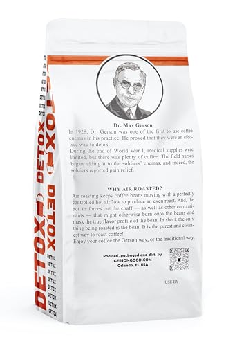 Air roasted coffee beans in constant motion for even medium roast