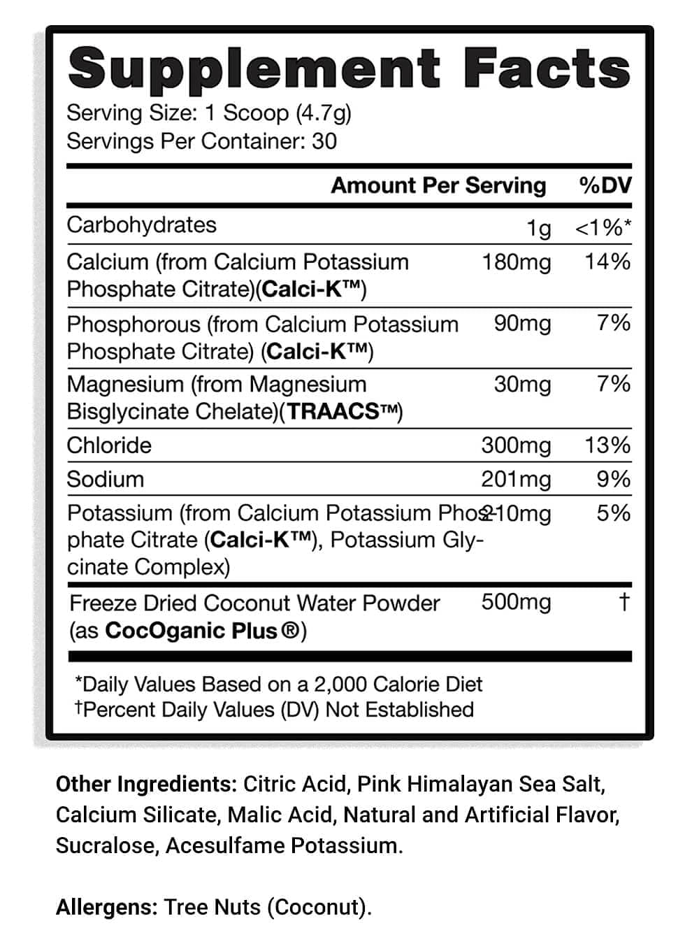 Coffee Over Cardio Hydrate pink Himalayan salt drops highlight electrolyte balance for daily energy