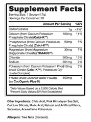 Coffee Over Cardio Hydrate pink Himalayan salt drops highlight electrolyte balance for daily energy