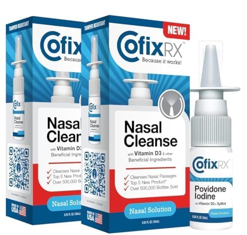 CofixRX Nasal Cleanse Solution Spray bottle front view