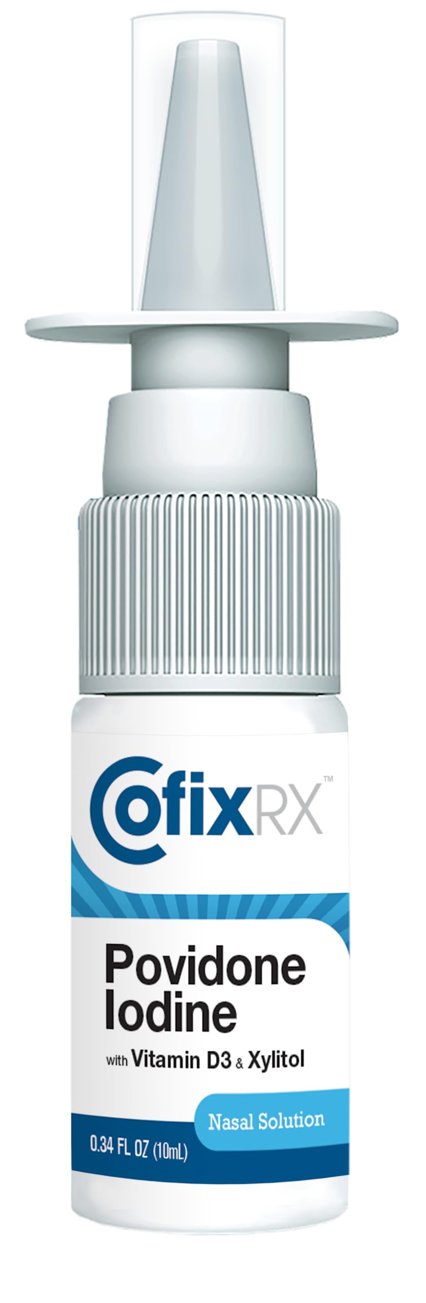 Close-up of CofixRX Nasal Spray nozzle