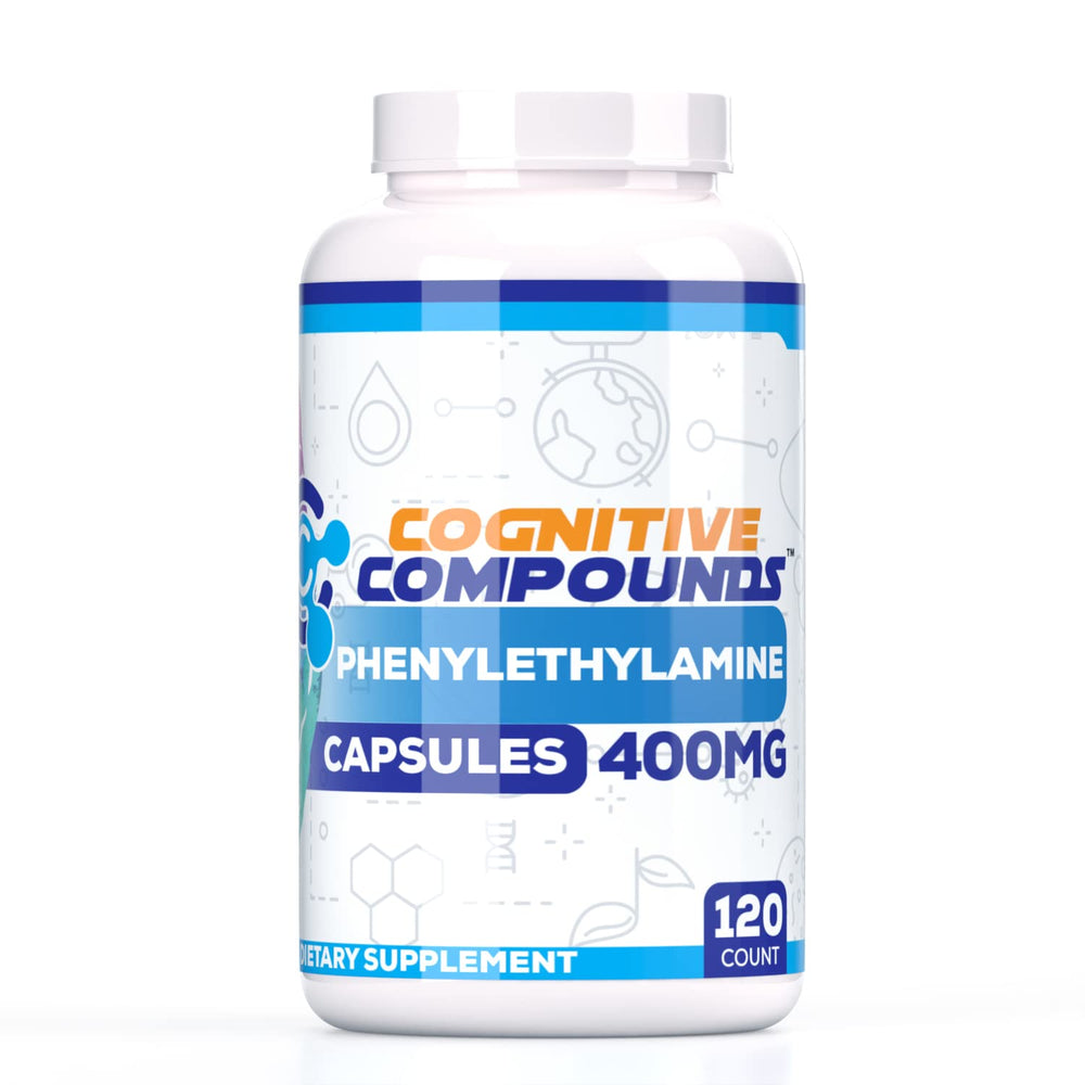 COGNITIVE COMPOUNDS PEA capsules bottle label