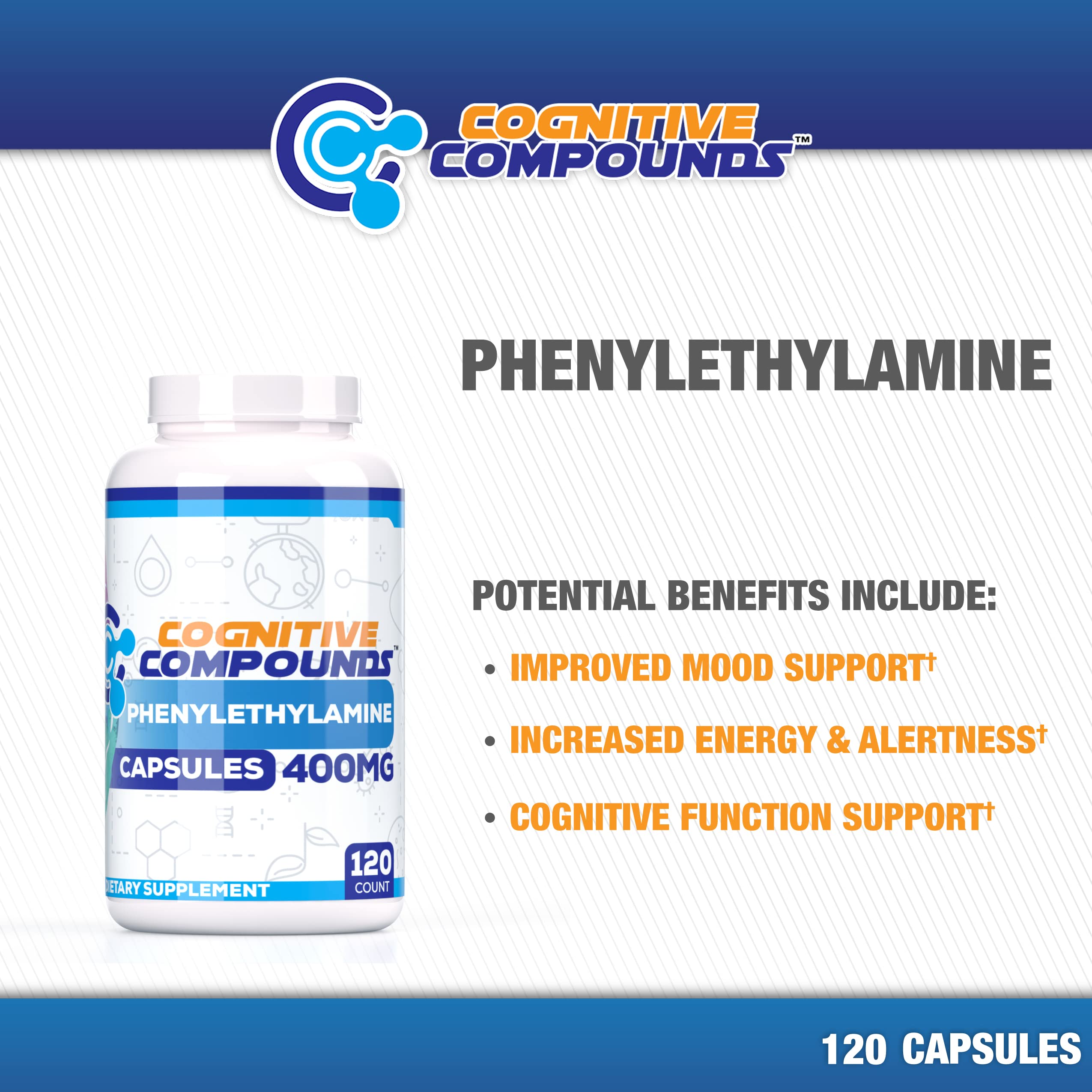 Close-up of Phenylethylamine capsules