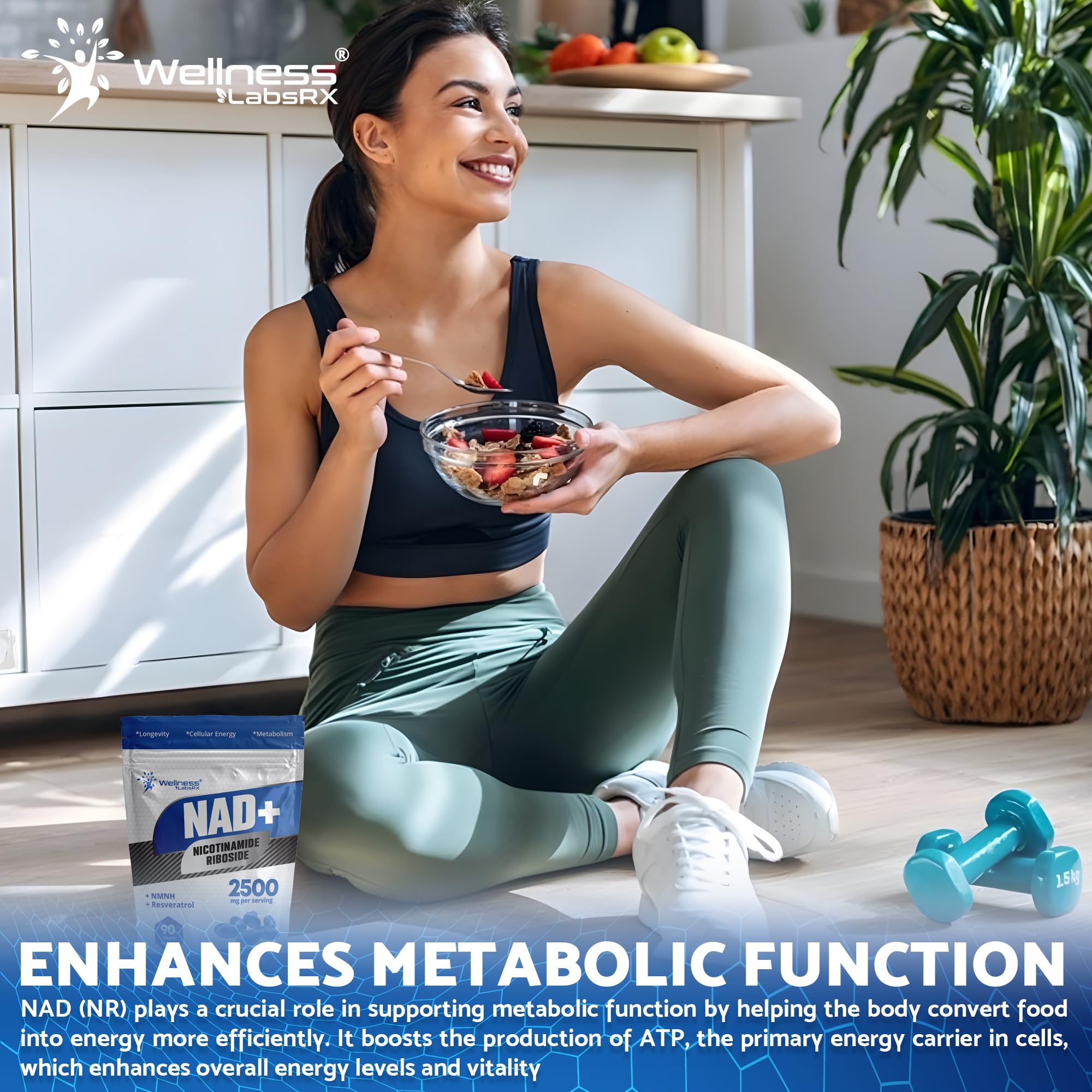 Cognitive support and energy enhancement from NAD+