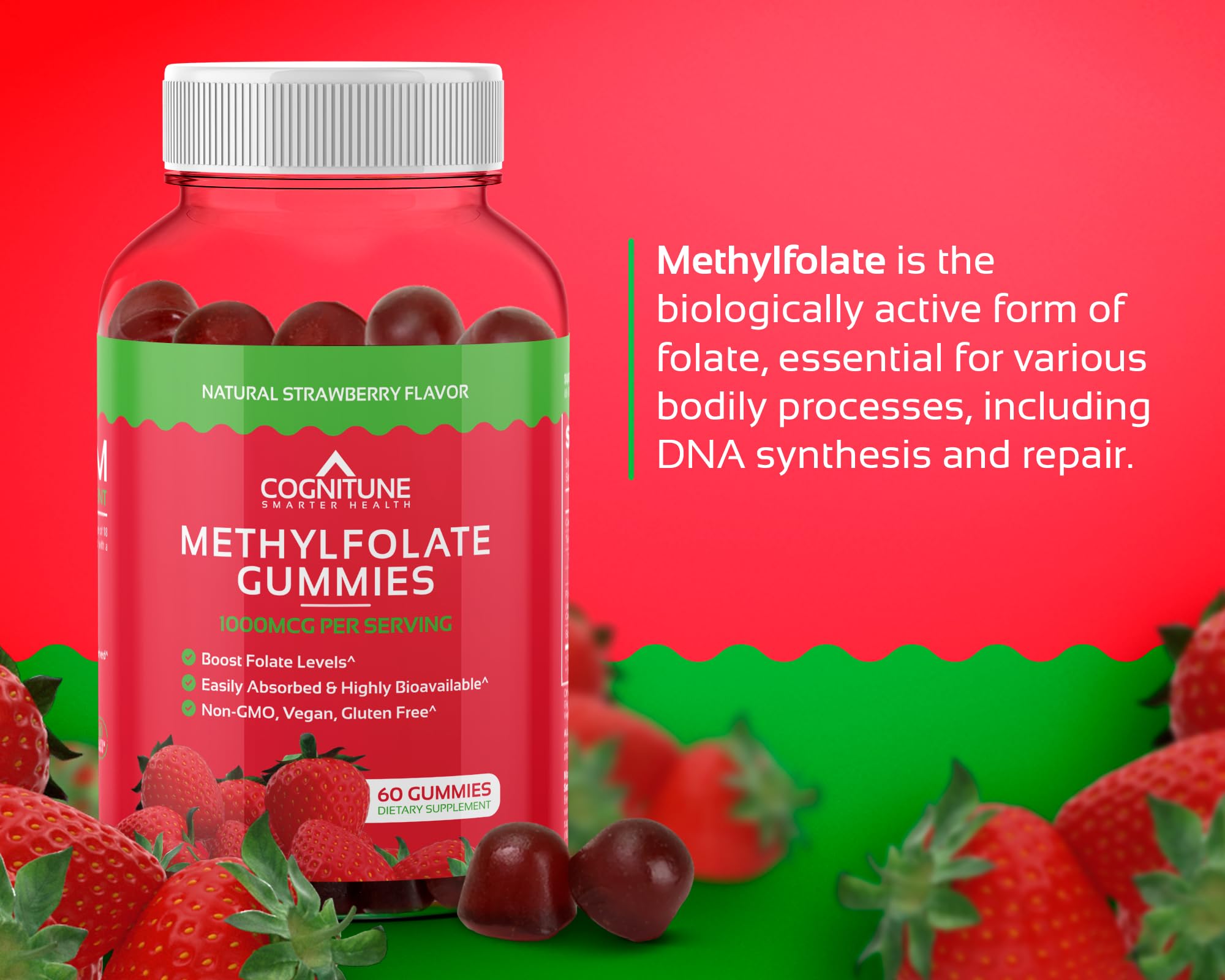 Made in USA in an FDA-registered, GMP-certified facility badge for CogniTune Gummies