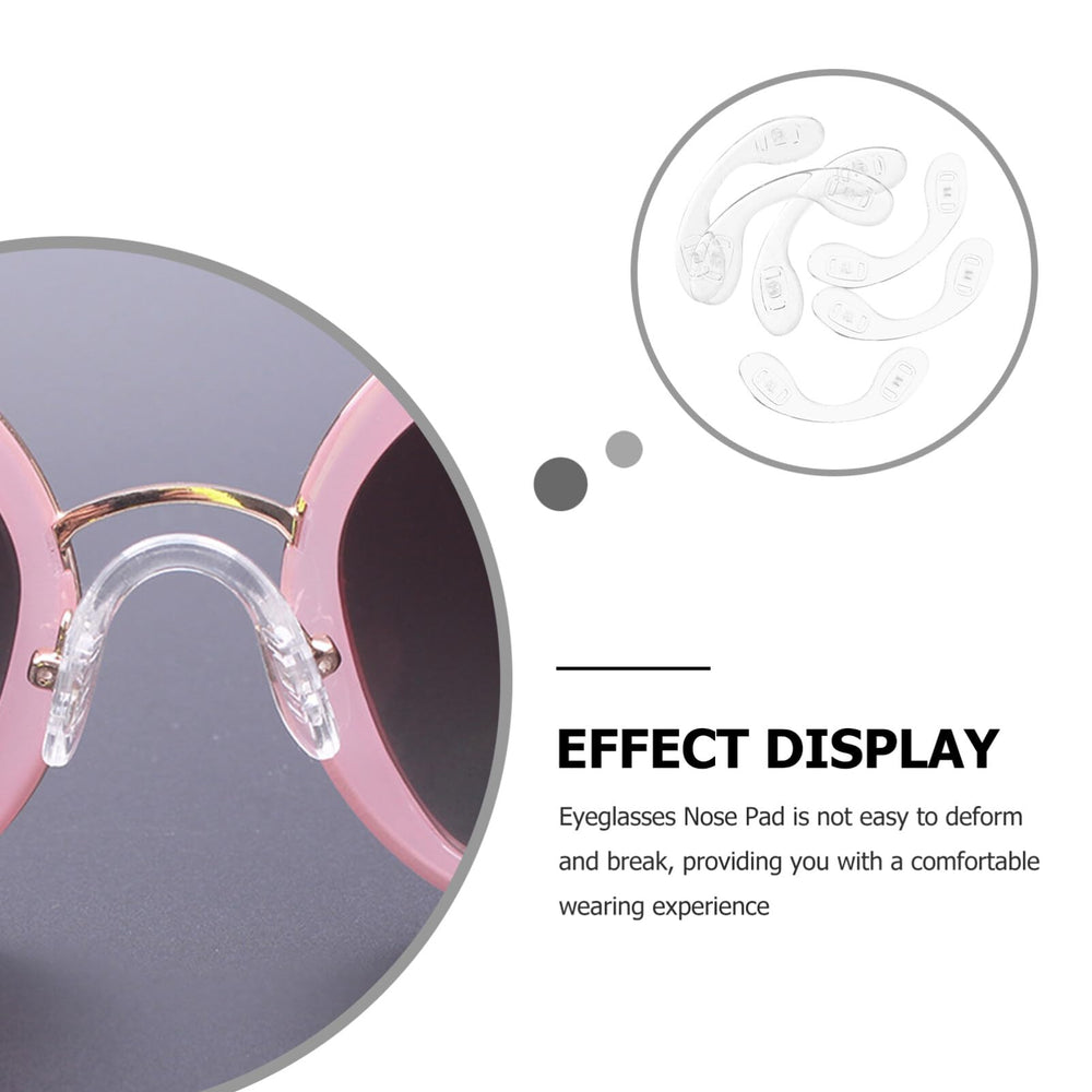 Ergonomic U-shaped nose pads for comfortable wear