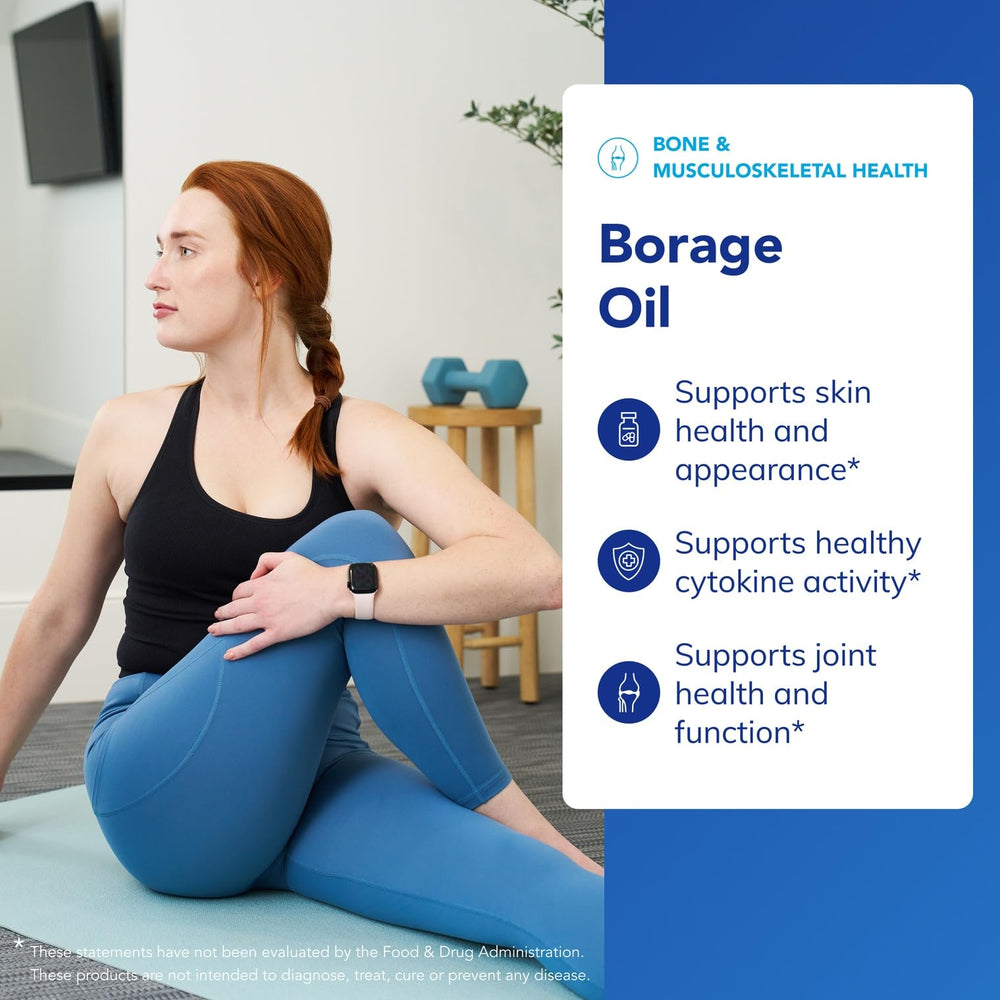 Cold-pressed Borage Oil illustration