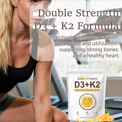 Illustration showing bone health and calcium absorption