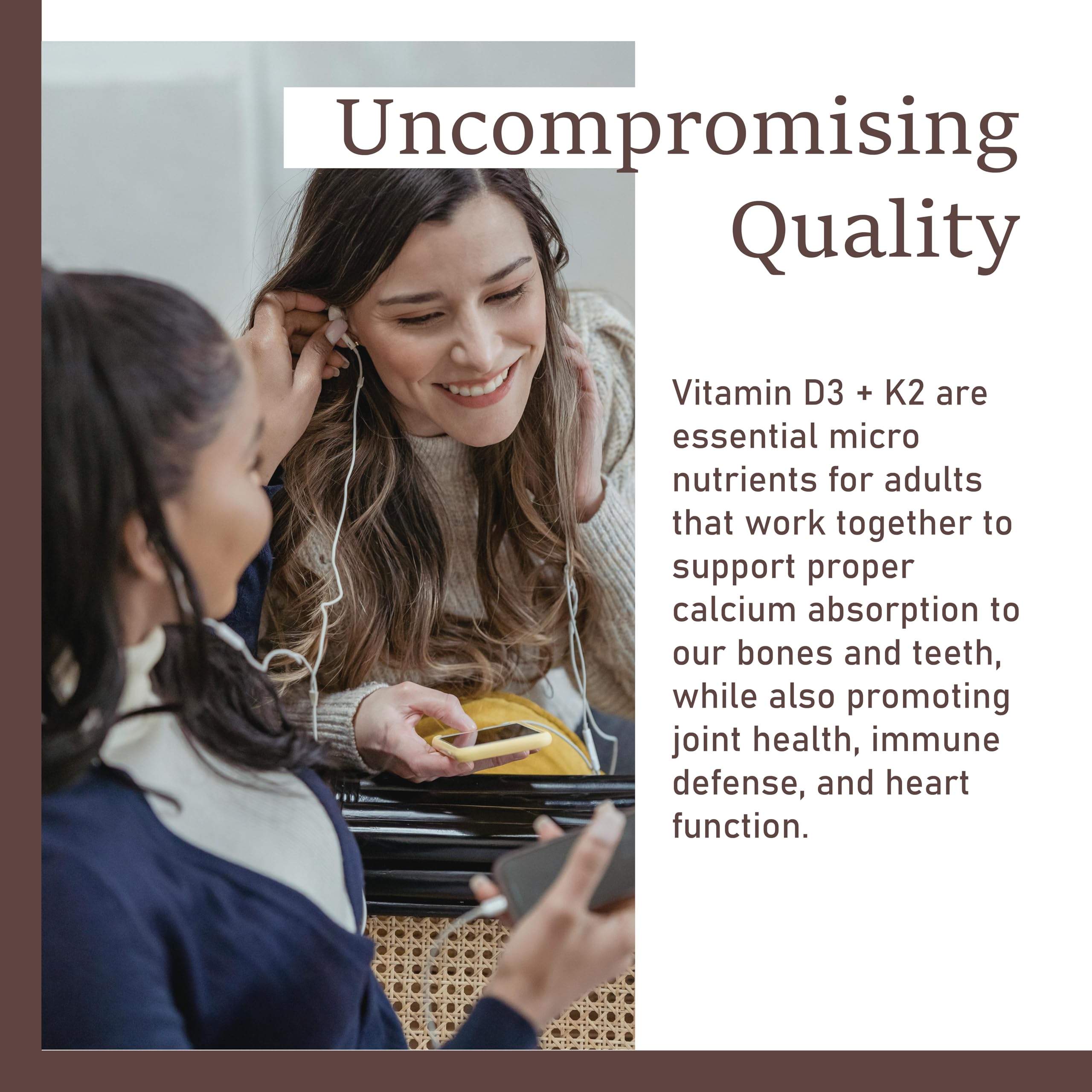 Graphic showing two softgels per day serving