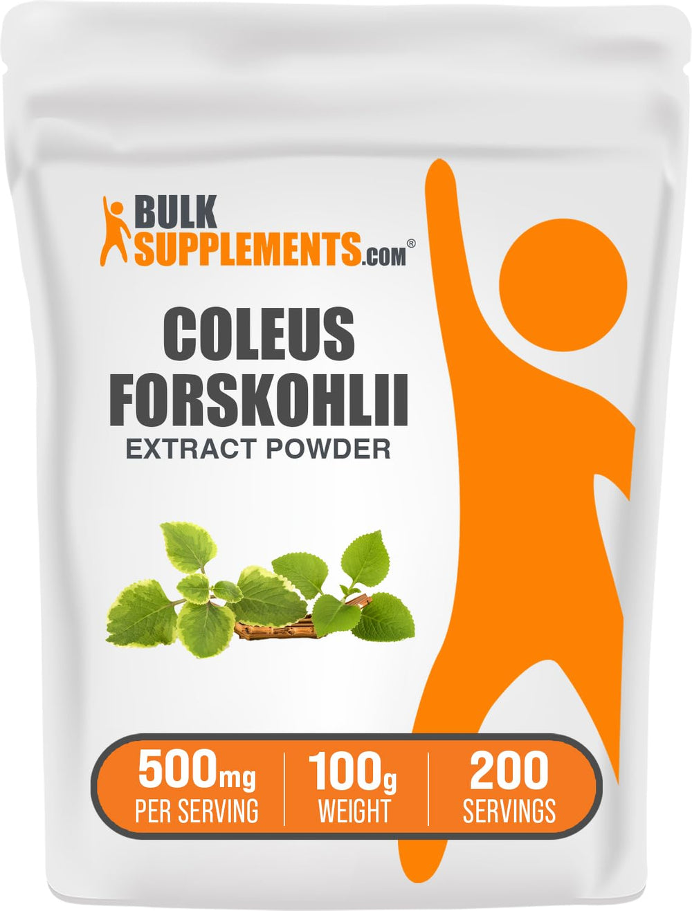 Coleus Forskohlii Extract Powder 100g bottle label