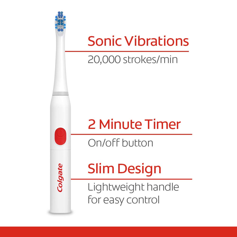 2-minute brushing timer display on the handle
