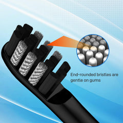 Soft bristles for gentle cleaning on Colgate 360 Power Charcoal