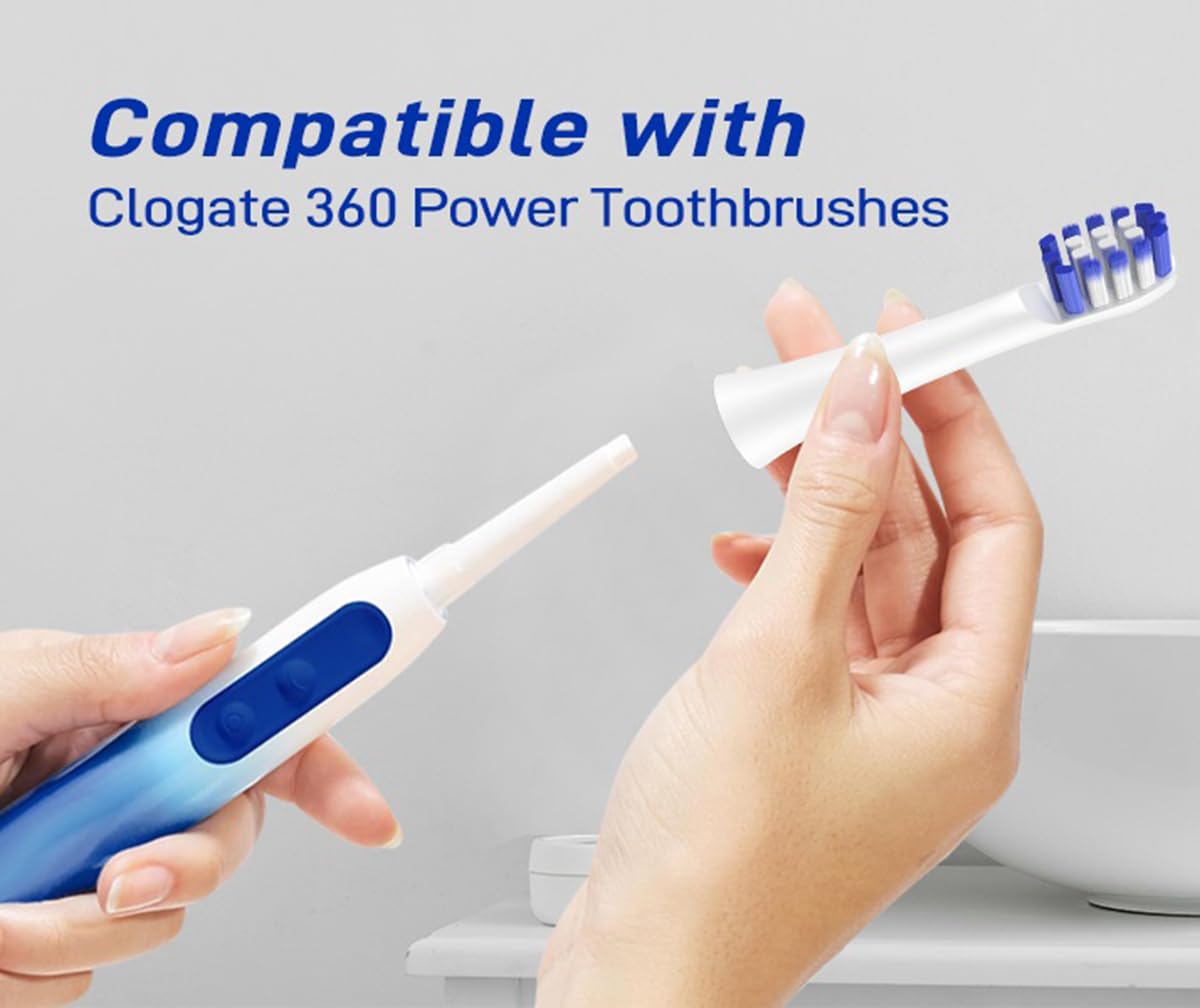 Colgate 360 Deep Clean replacement brush head close-up