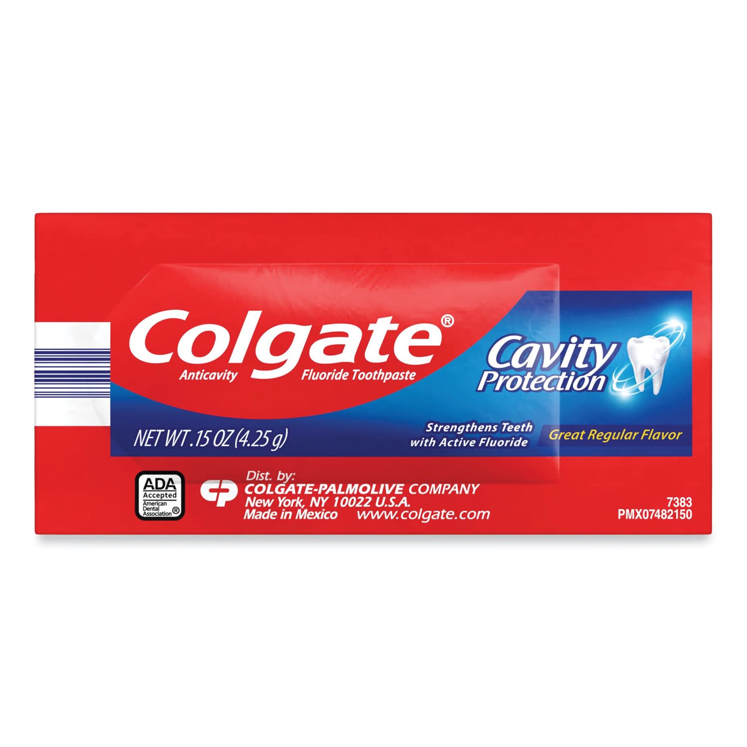 Colgate Anticavity Paste 2oz foil-pack front view