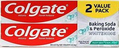 Colgate Baking Soda & Peroxide Whitening Toothpaste Frosty Mint Twin Pack 12 oz