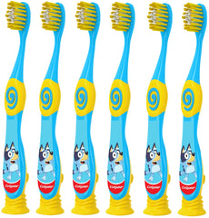 Main image: Colgate Bluey toothbrush for children aged 2-5, with extra-soft bristles