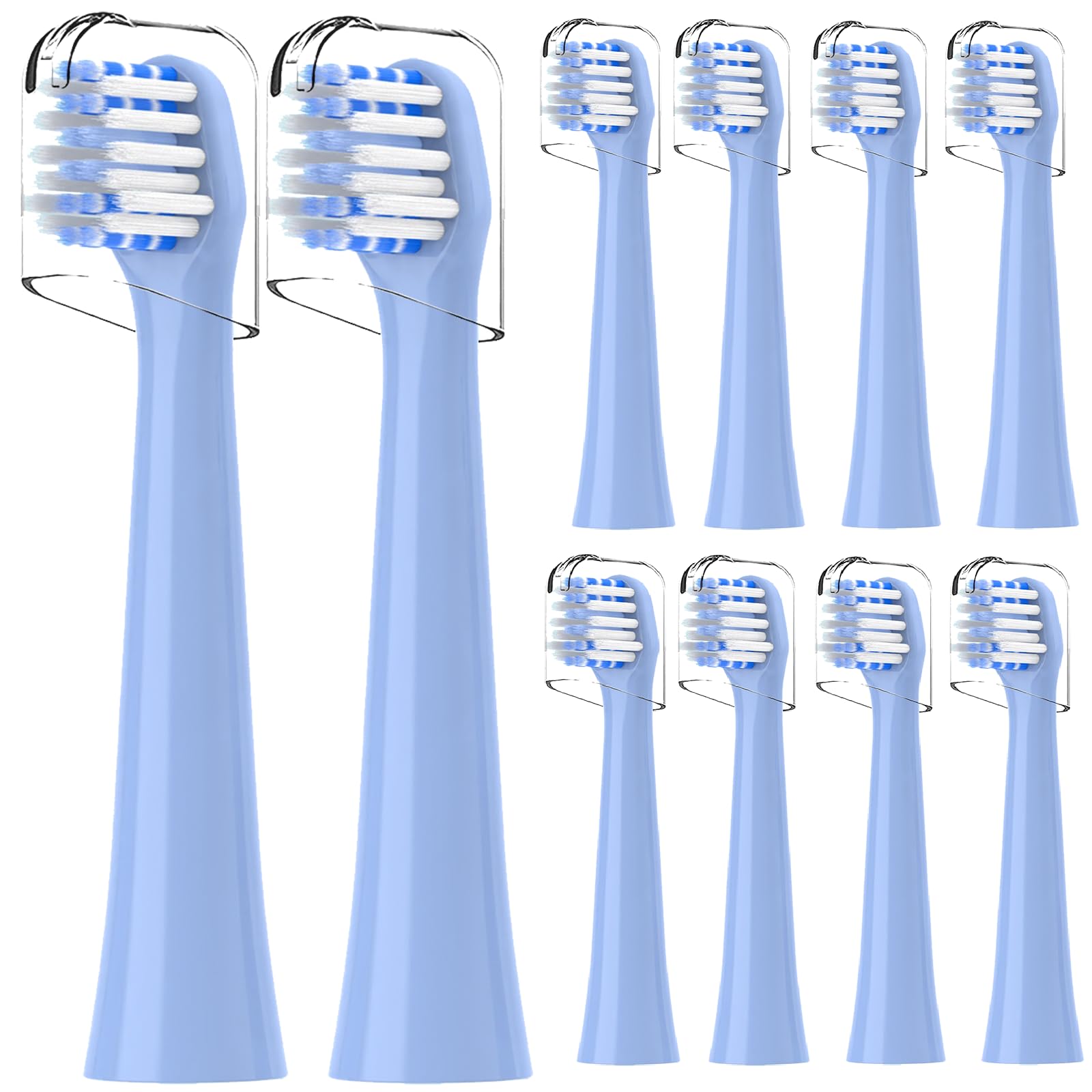Colgate Hum compatible replacement toothbrush heads – blue, 10 count