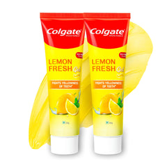 Colgate Lemon Fresh Gel Toothpaste packaging pack shot