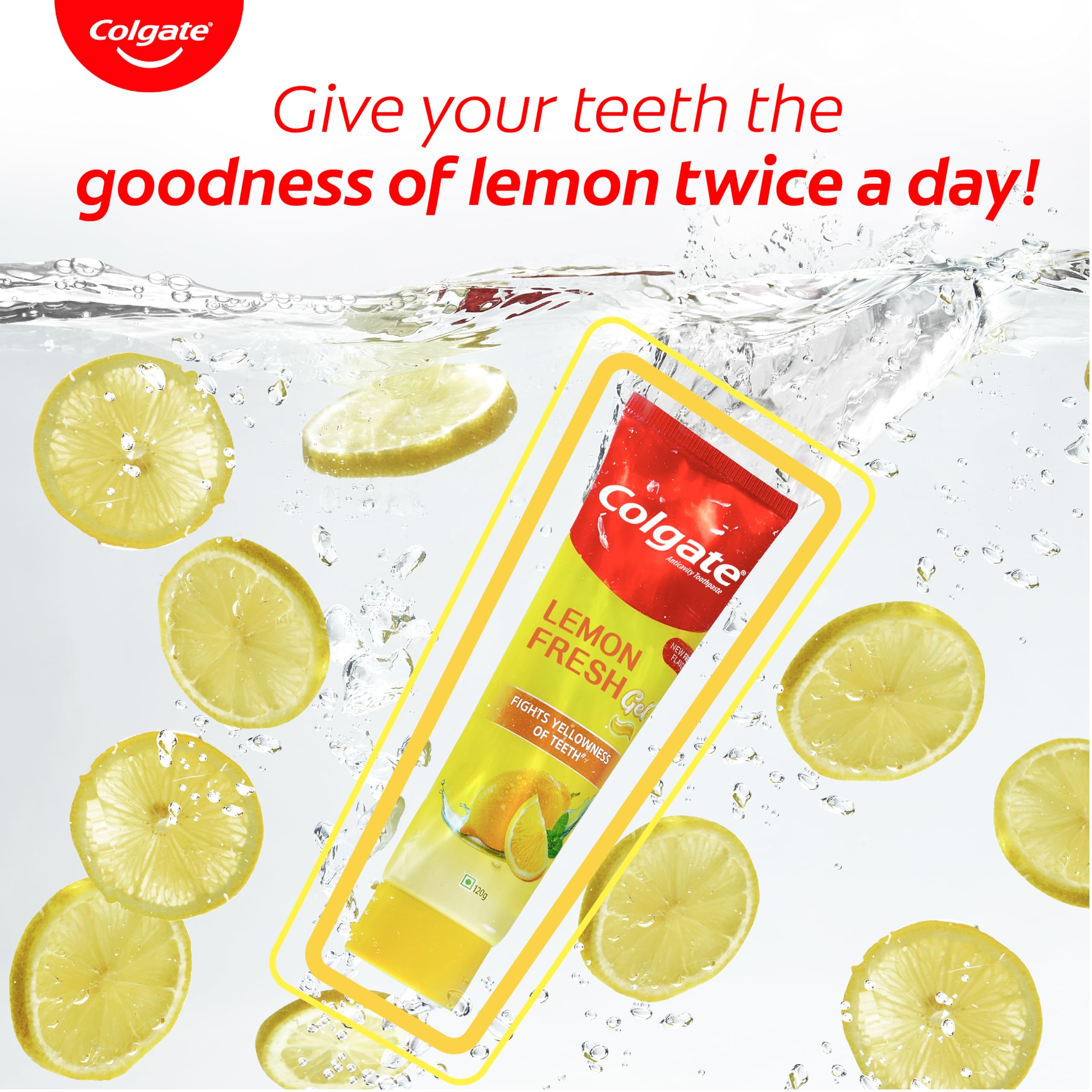 Anticavity protection icon for Colgate Lemon Fresh Gel Toothpaste