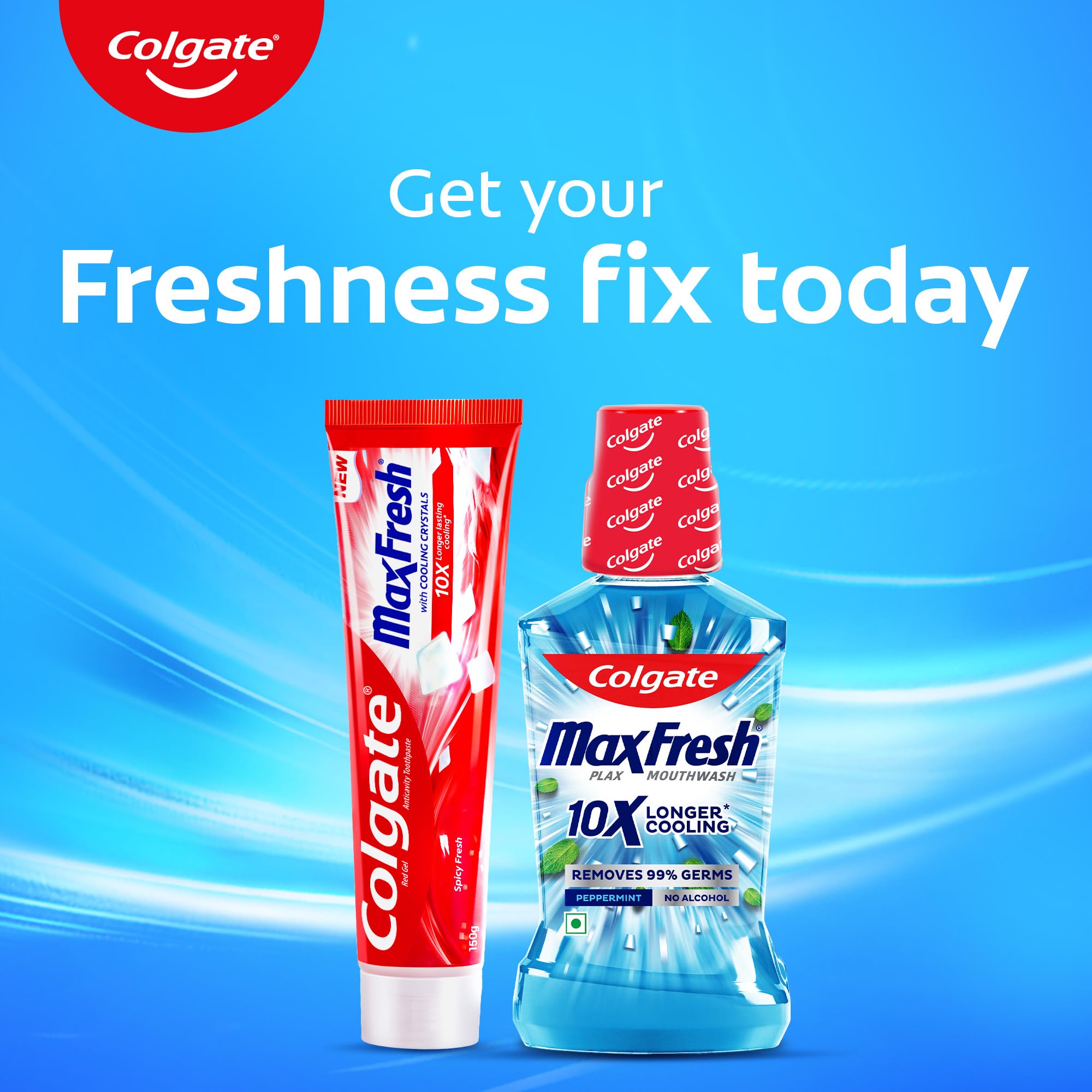 Colgate Max Fresh toothpaste 150gms branding on tube