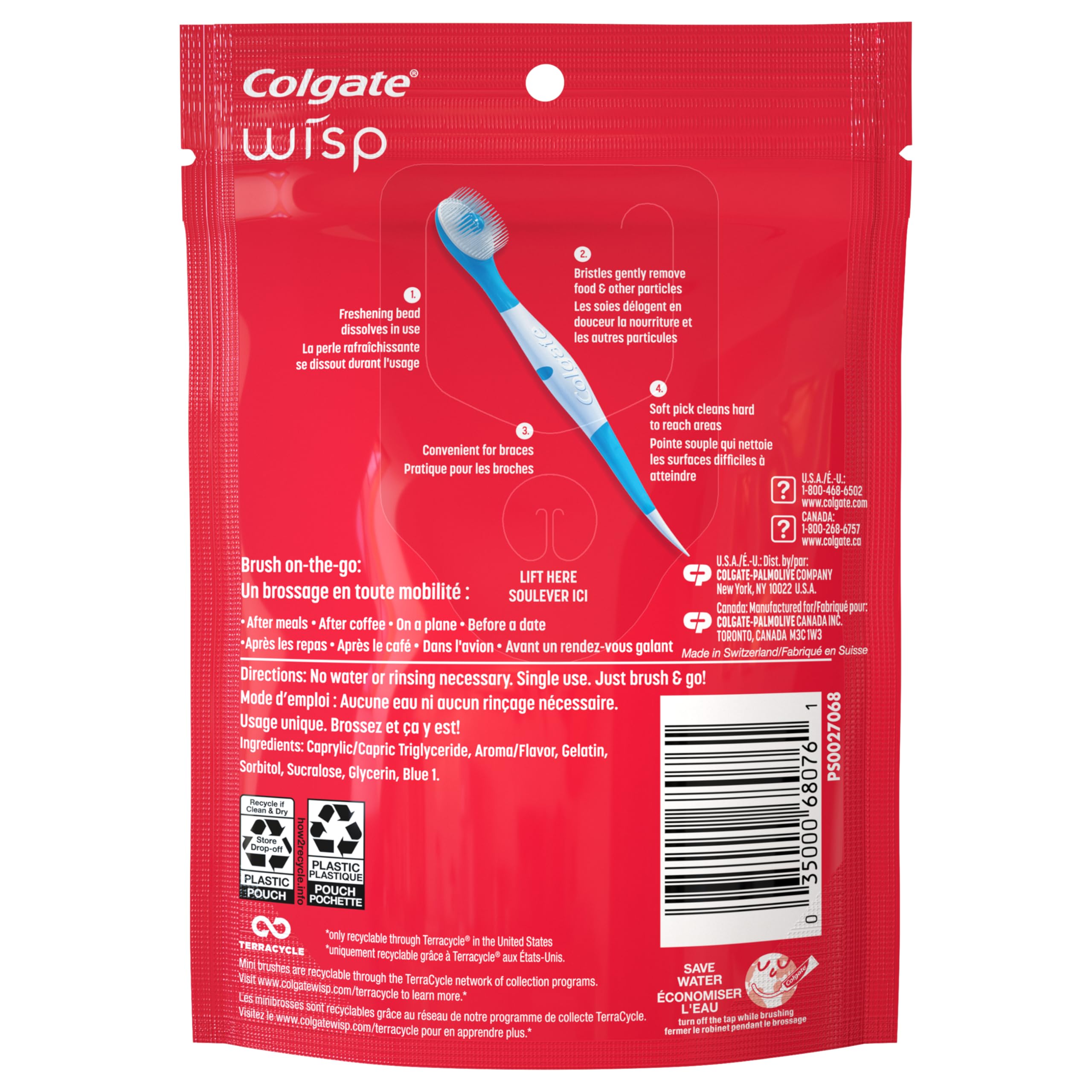 Terracycle recycling information on packaging