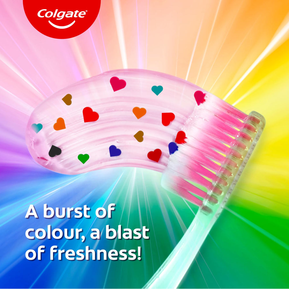 Toothpaste tube showing 100g / 3.5oz weight