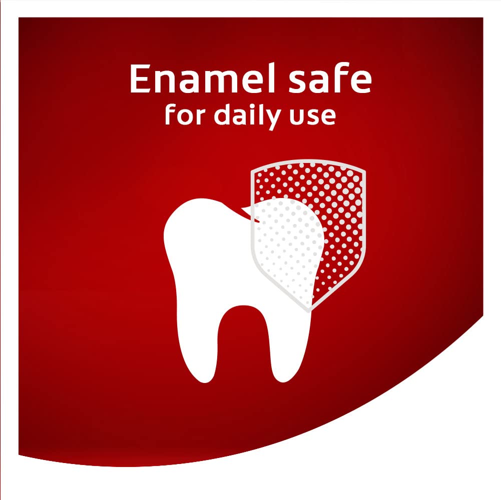 Bright smile illustrating whitening with Colgate Optic White Advanced Vibrant Clean