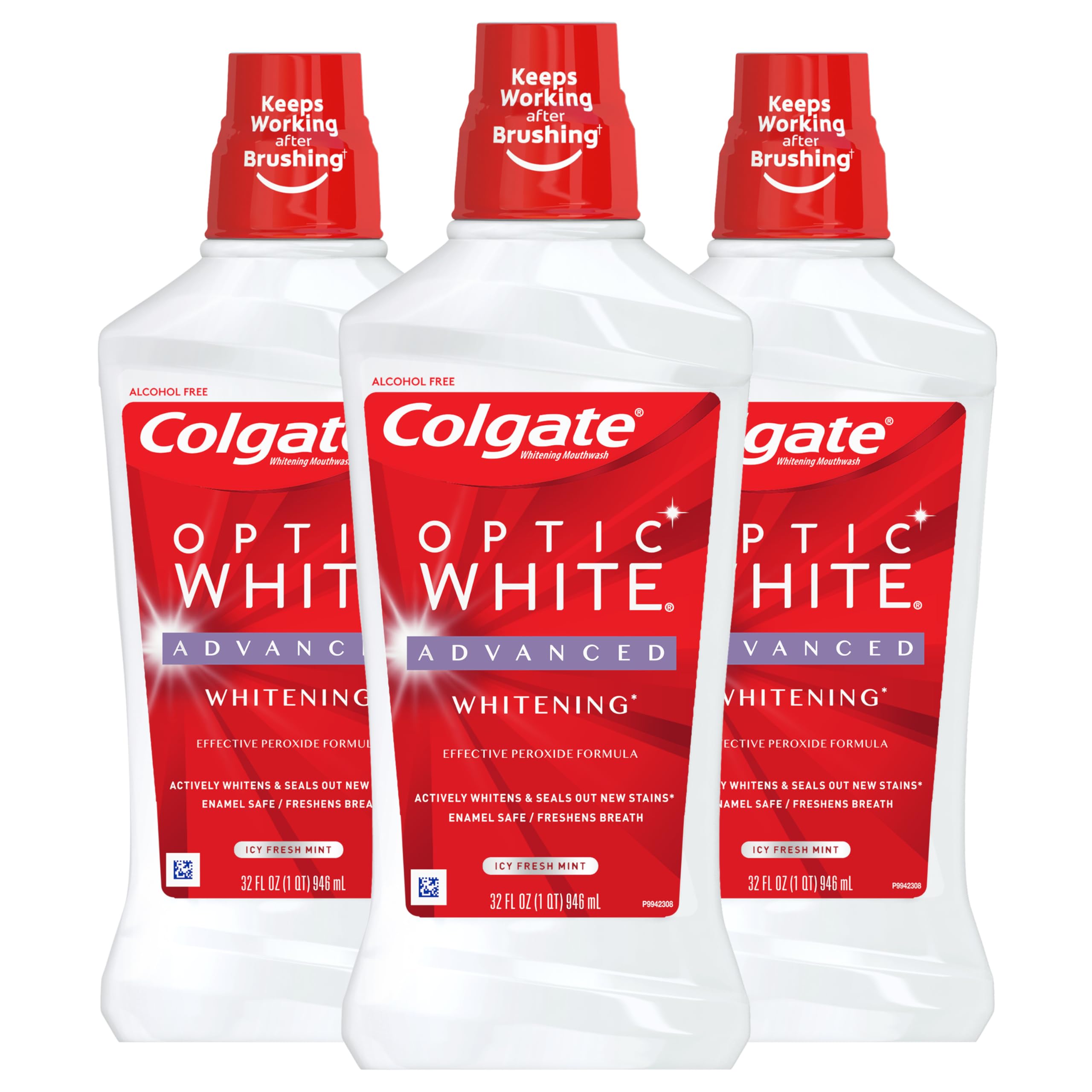 Mint flavor indicator on Colgate packaging