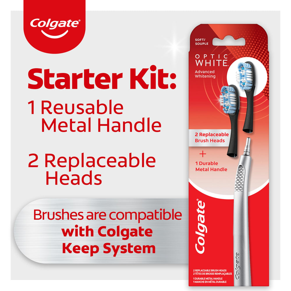 Starter kit showing two replaceable heads