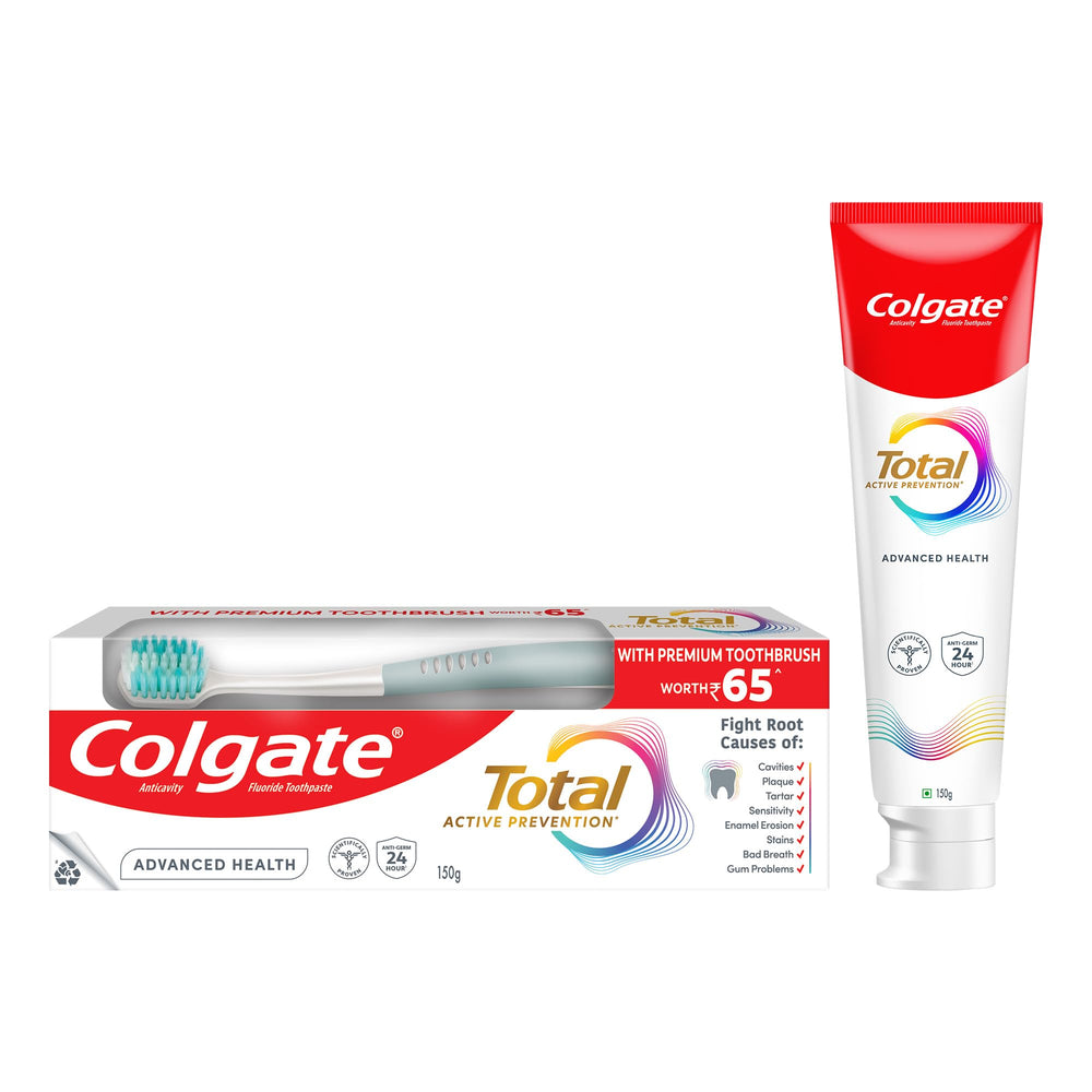 Colgate Total toothpaste 150g tube front view